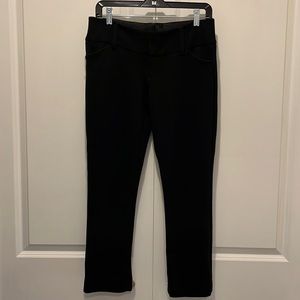 Alice + Olivia Black Pants with 3" Wide Belt Loops